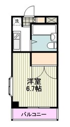 西恋ハイツの物件間取画像